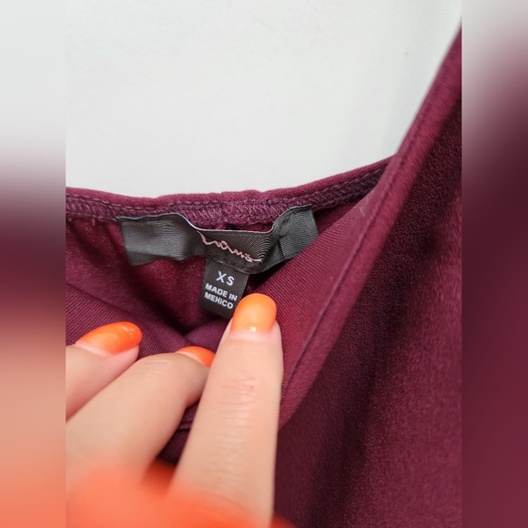 NWT LULU'S Cutout on the Town Plum Dress - Picture 3 of 8